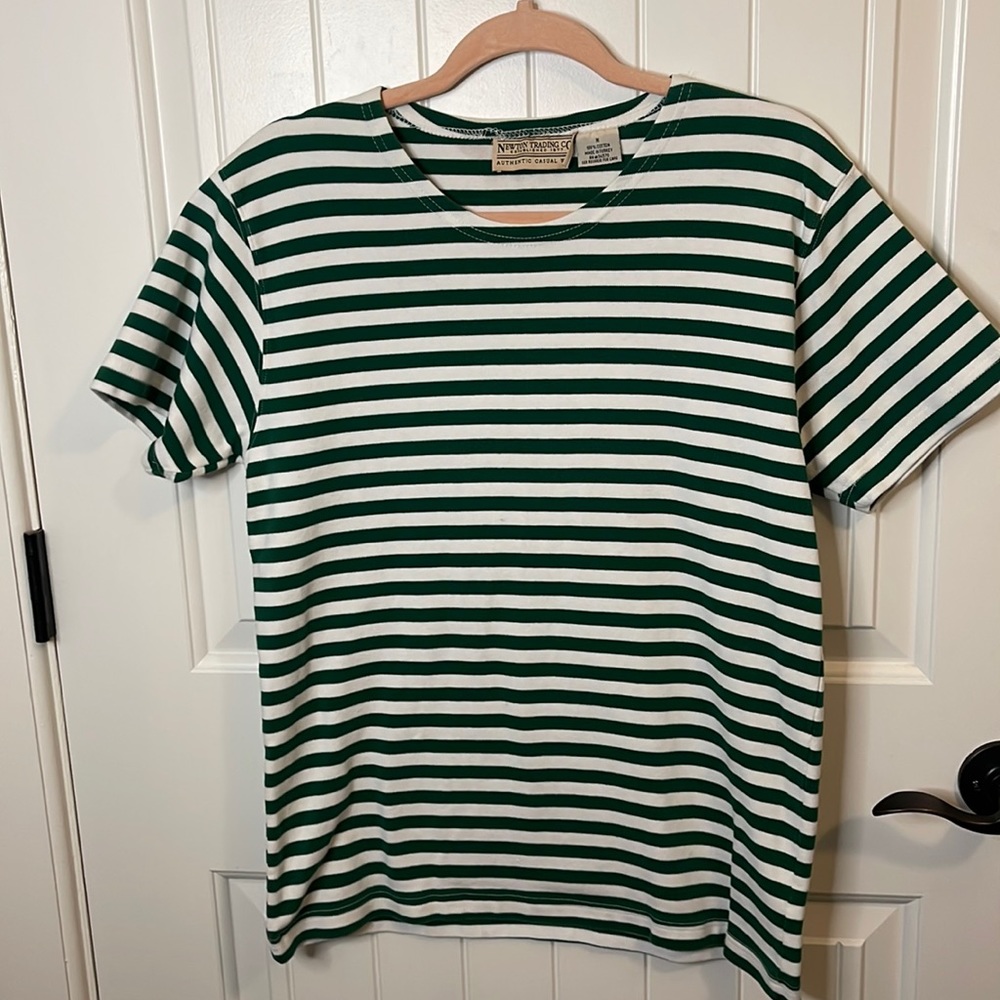 Women’s  Kelley Green Stripped Tee